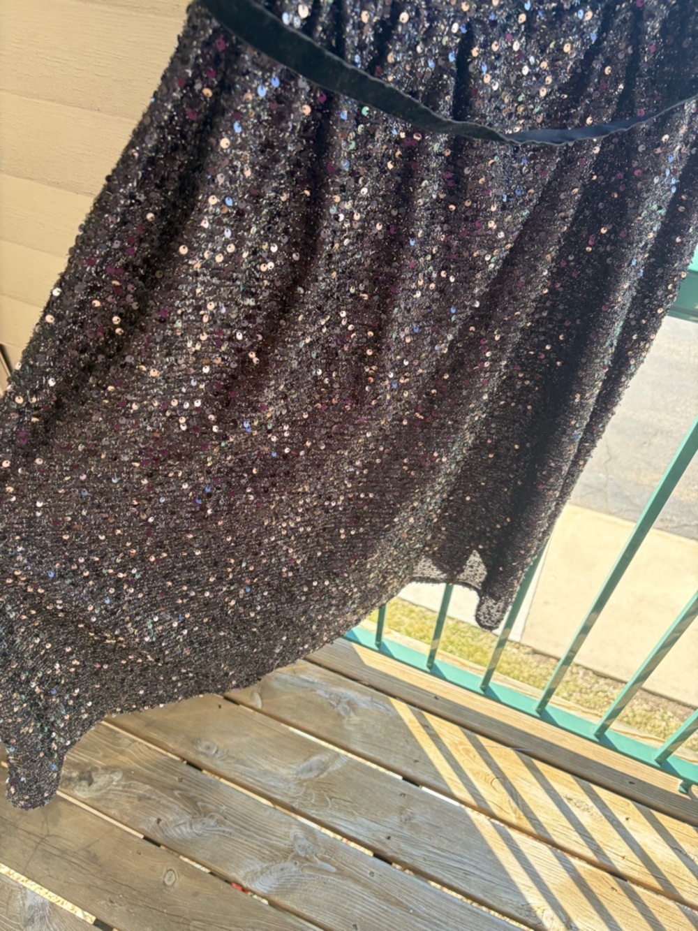 🆕Juliet Roses Black Sequin Midi Dress Size 16 Sparkly Party Lace Glam Dress NWT - Picture 8 of 17